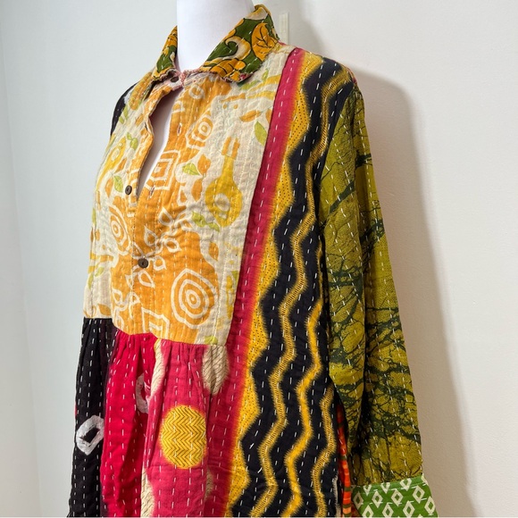 •new• JADED GYPSY Sunrise Kantha Tunic - Picture 2 of 7